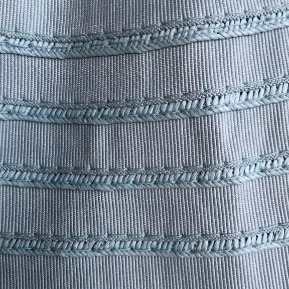 Lovely Ribbon sewn Summer Spring Hat Baby blue Sky Vintage no tags but new - Picture 5 of 6